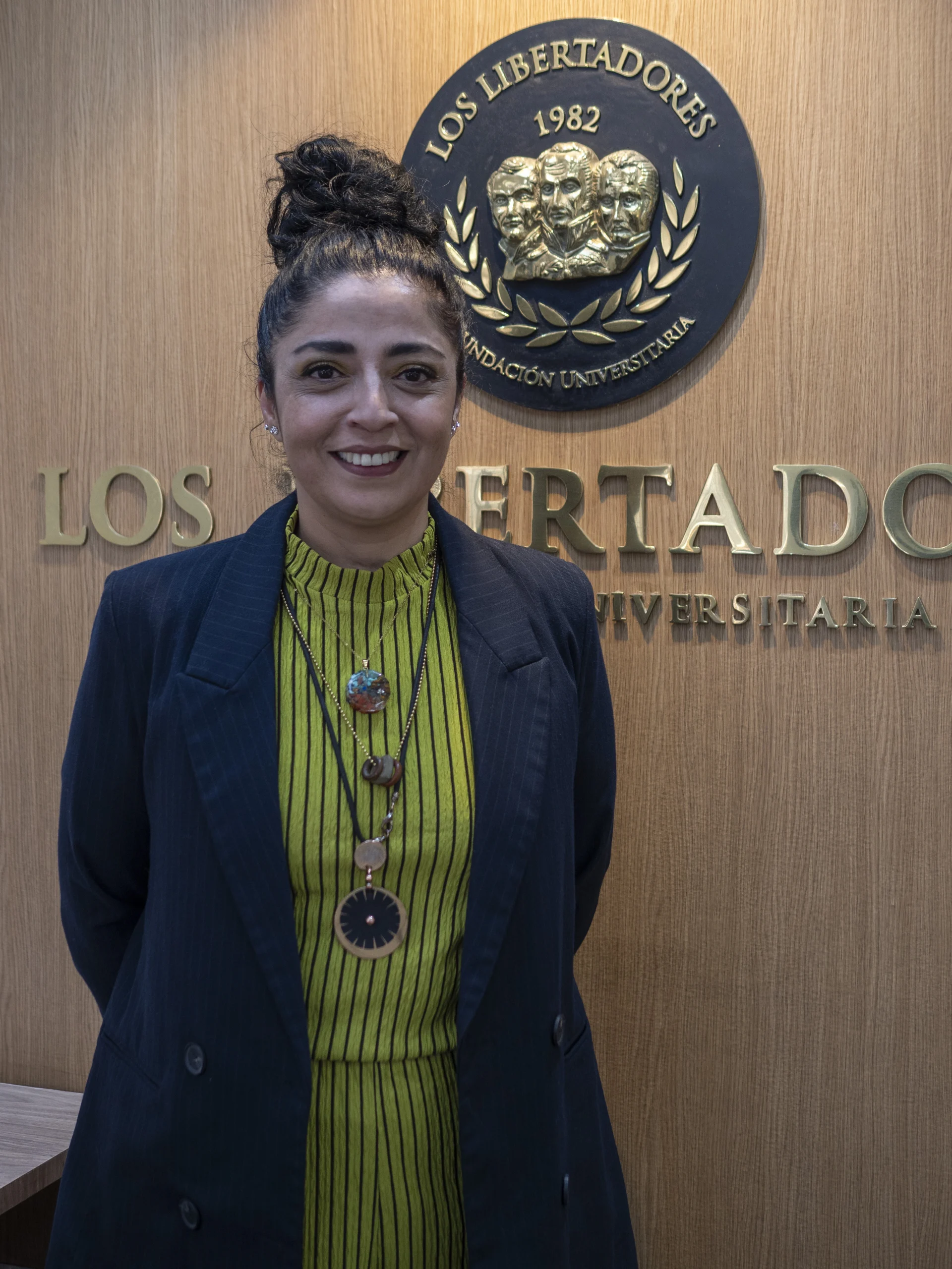 Rectora Ángela María Merchán Basabe